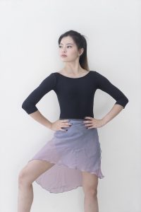 sadie-leo-dancewear ombre train skirt