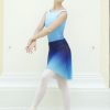 3. ombre ocean ombre gradient ballet skirt